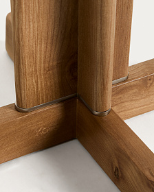 Торшер Niani из каучукового дерева с натуральной отделкой