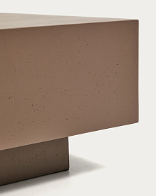 Уличный столик Rustella из коричневого бетона, 60 x 60 см