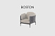 Кресло плетеное Boston LIGHT GREY