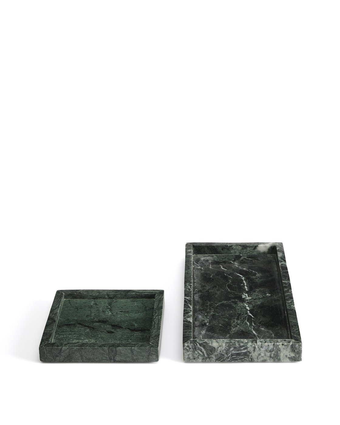 Поднос Serela из зеленого мрамора 35 x 18 см