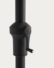 Бежевый зонт Milna с конструкцией из графитовой стали, диаметр 300 см