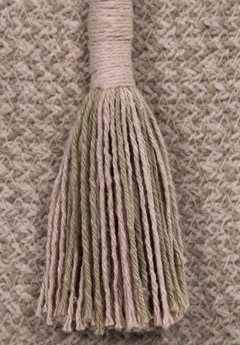 Корзина WOODY Винтажный нюдовый 30*30