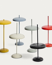 Переносная настольная лампа Porte из красного алюминия