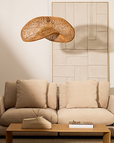 Isora Абажур подвесного светильника из ротанга 81 x 56 см