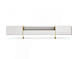 Тумба под ТВ RHAPSODY 2 White/Gold Stainless
