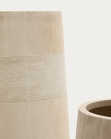 Набор из 2 кашпо Tival из песчаника бежевого цвета Ø 45 см