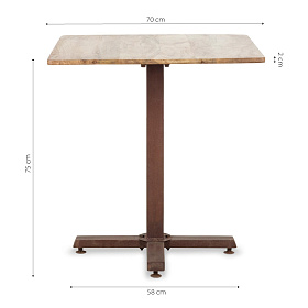 Квадратный стол Adriana