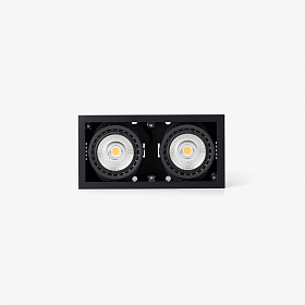 Встраиваемый светильник Mini Colin-2 черный LED 36-50W FASHION 3100K 56°
