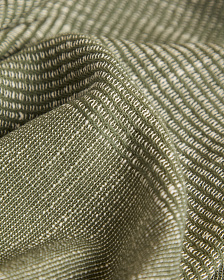 Плед Sareli из зеленой смесовой шерсти 130 x 170 см