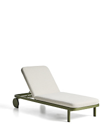 Шезлонг Kionia из зеленого алюминия