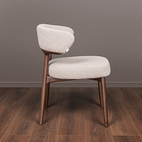 Стул Daniel ткань Loop 07, итальянский орех