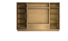 Стенка под ТВ Edition Glass с подсветкой