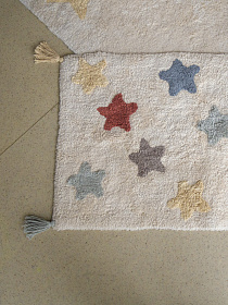Хлопковый ковер Lillaland VINTAGE STARS 60*90