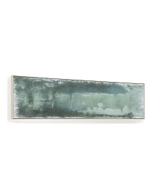 Абстрактная картина Selnar зеленая 182 x 47 см
