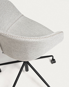 Офисный поворотный стул Yvette светло-серый