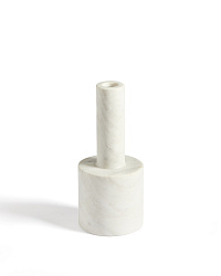 Подсвечник Zalvori из белого мрамора 23 см