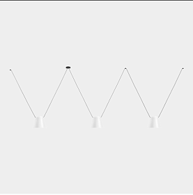 Подвес Attic 3 bodies Conic Shape 1200mm 00-8379-05-14