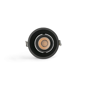 Встраиваемый светильник TULIPA DOWN ORI 7W 3000K CRI90 15° черный TRIAC
