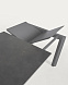 Стол Atta 160 (220) x90 графит керамический