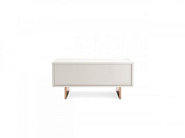 Прикроватная тумбочка Mood 1 белый/медный