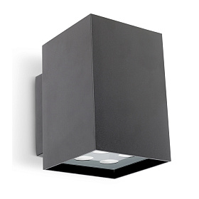 Бра уличное Afrodita Power LED Double Emission 21.6W 3000K ON-OFF Серый городской 1324lm