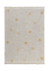 Ковер Хиппи горошек медовый 120*160