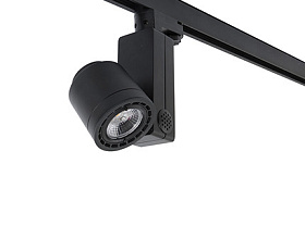 Черный трековый прожектор Nano Cylinder LED 12W 4000K 56° 1525
