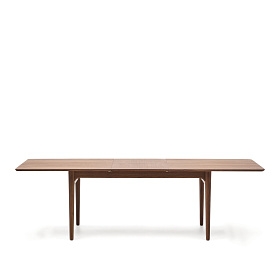 Стол раздвижной Elan из шпона и массива ореха 200 (260) x 100