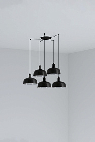 Подвесной светильник TATAWIN черный 5xE27