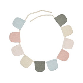 Гирлянда из 100% хлопка Betia в разноцветных пастельных тонах 250 см