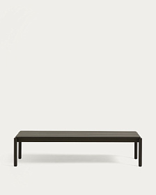 Журнальный столик Sorells из зеленого алюминия 63 x 149 см