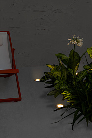 Уличный встраиваемый светильник LED-18 круглый