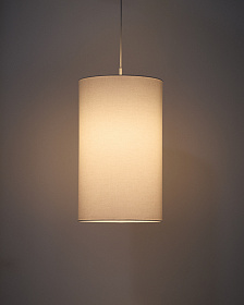 Абажур для подвесного светильника Niani из хлопка цвета слоновой кости Ø30 см