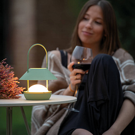Уличная переносная настольная лaмпа Candela