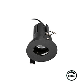 Встраиваемый светильник KIRA PINHOLE ORI IP20 6W черный 24є 4000K TRIAC