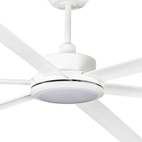 Потолочный вентилятор ROTTERDAM 30 XXL Ш3000MM белый 6P 32W LED 3000K
