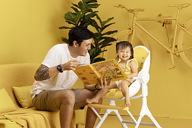 Стульчик для кормления Cocoon Oribel Z Желтый лимон