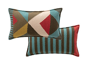 Подушка декоративная Vanguardias зеленая 60x36 см