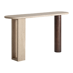 Консольный столик Clar из травертина