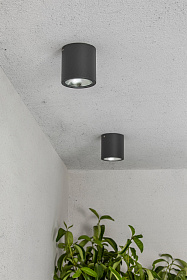 Уличный потолочный светильник Goz темно-серый