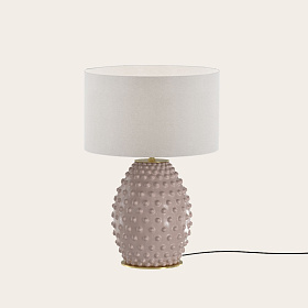 Настольная лампа Cactus NAC135/1 латунный металл с абажуром 801011/31