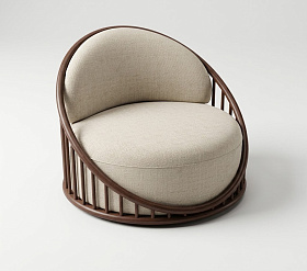 Кресло Cask T090 A Clusone 04/R32 Antique Brown
