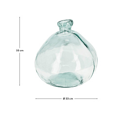 Ваза Anner 33 cm прозрачное стекло