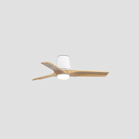 Потолочный вентилятор HEYWOOD TUB S Ш900mm белый/сосна 3P 10W CCT