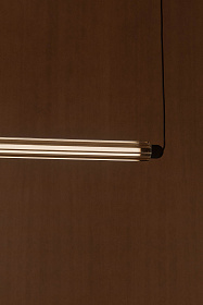 Подвесной светильник LUMINA 900 1L COLGANTE HORIZ черный LED 18W 2200K