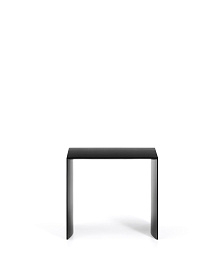 Приставной столик Litto из черного лакированного МДФ, 55 x 40 см