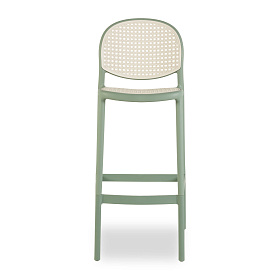 Зеленый уличный барный стул Gery