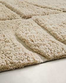 Nak Ковер шерстяной цвета экрю 160 x 230 см