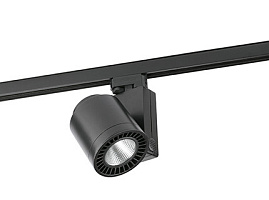 Трековый светильник Cylinder черный LED 18W 2700K 56є