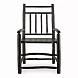 Черное деревянное кресло Bego